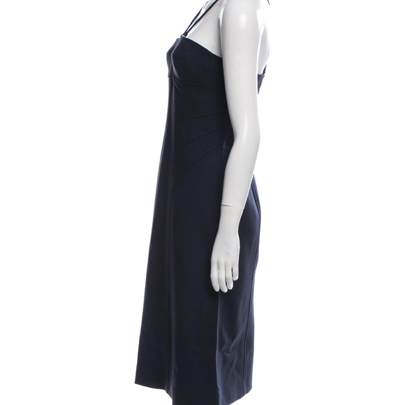 KaufmanFranco Black Midi Dress - Picture 2 of 15